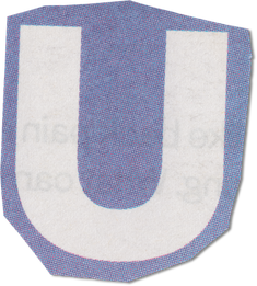 Ransom Cut Out Letter U
